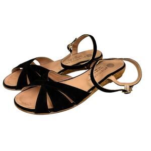 ERIC MICHAEL espadrille SANDAL (WOMEN'S) - yellow and gray size 40